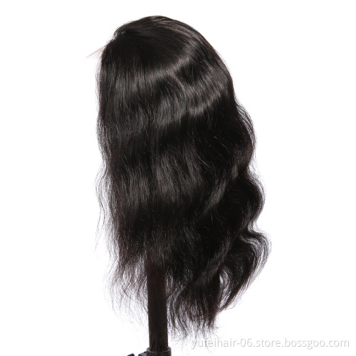 Remy raw virgin brazilian human hair lace front wig,body wave lace front human hair wigs with baby hair